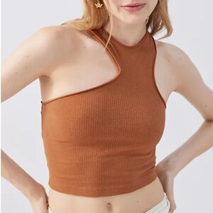 Urban-outfitters Women's Brown Crop-top